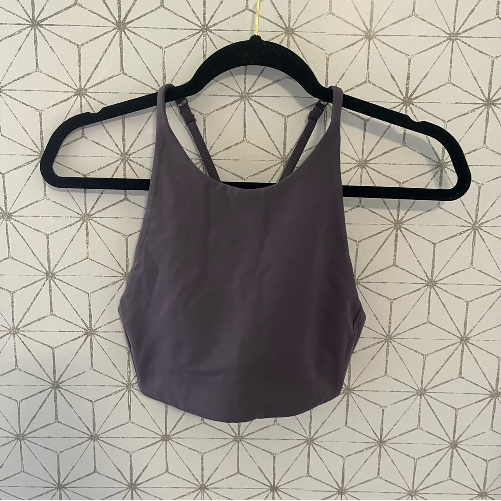 Girlfriend Collective Dusty Purple High Neck Bra
